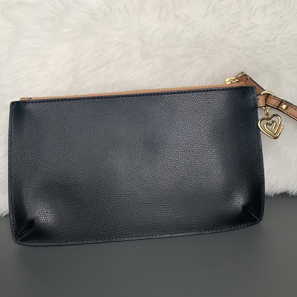 NWOT Calvin Klein Genuine Leather Wristlet - Picture 5 of 7